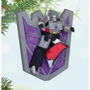 NWT Hallmark Christmas Ornament 2025, Hasbro Transformers Megatron's Might